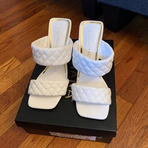 Brand new white sandals